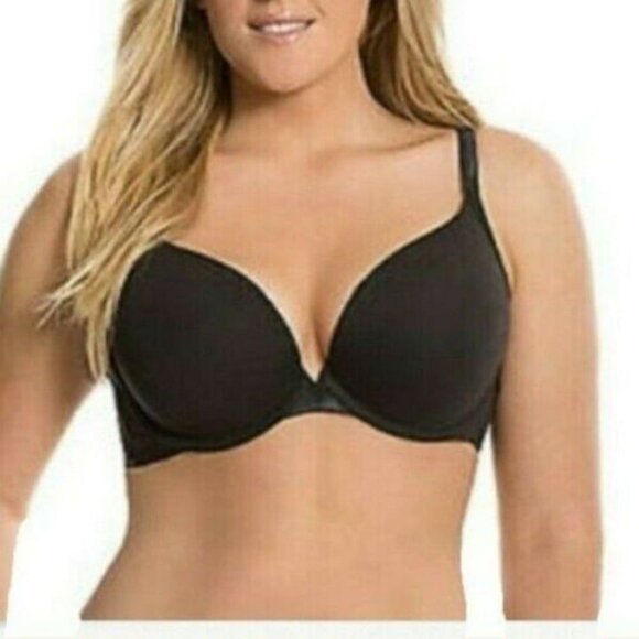 Cacique Bra Cotton Boost Plunge Plus Size 46DDD - Picture 1 of 6